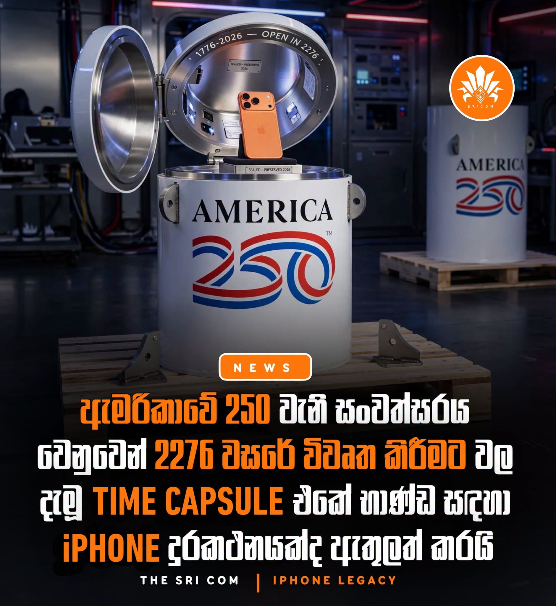 iPhone 17 Pro Max buried in America's 250-year time capsule until 2276